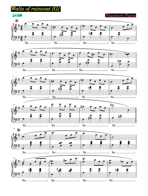 Waltz of raincoat [G]