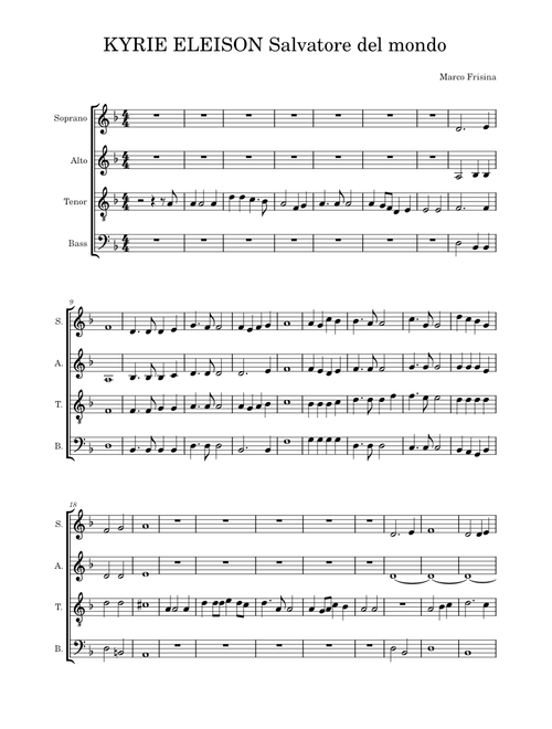 Kyrie Eleison (Salvatore del mondo) – Marco Frisina