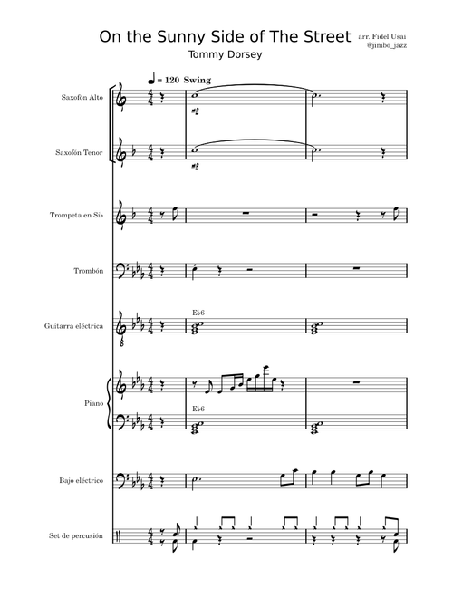 On the sunny side of the street – Louis Armstrong Jazz Band Tommy Dorsey