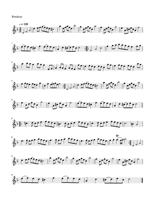 Abdelazer – Rondeau by Henry Purcell