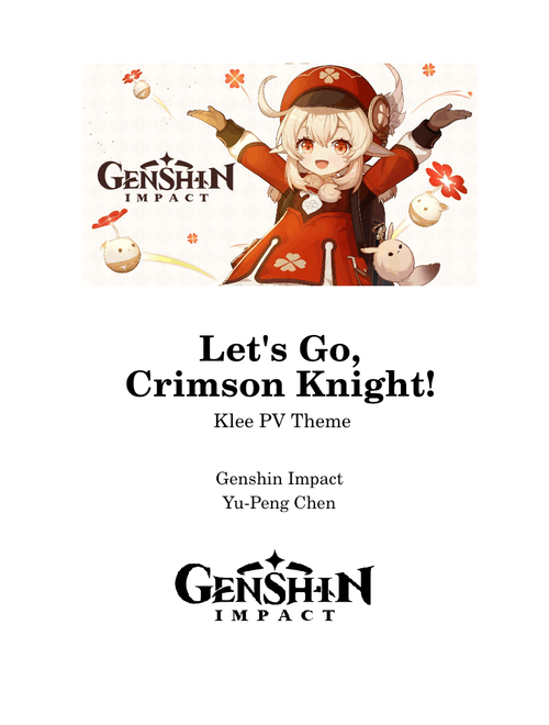 Genshin Impact OST - Let's Go, Crimson Knight!