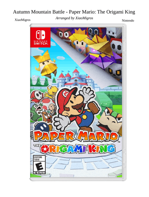 Autumn Mountain Battle - Paper Mario: The Origami King