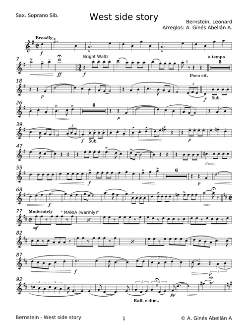 West side story - Leonard Bernstein