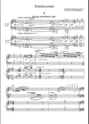 Scheherazade, The Sea and Sinbad's Ship (1st Movement) Opus
