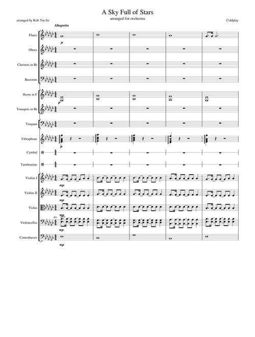 Coldplay - A Sky Full of Stars (orchestra)