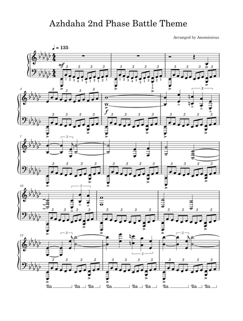 Azhdaha 2nd Phase Battle Theme