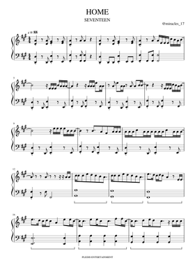 Free SEVENTEEN (세븐틴) sheet music | Download PDF or print on