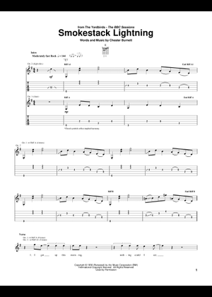 Play Official version of Shapes of things Sheet Music by The
