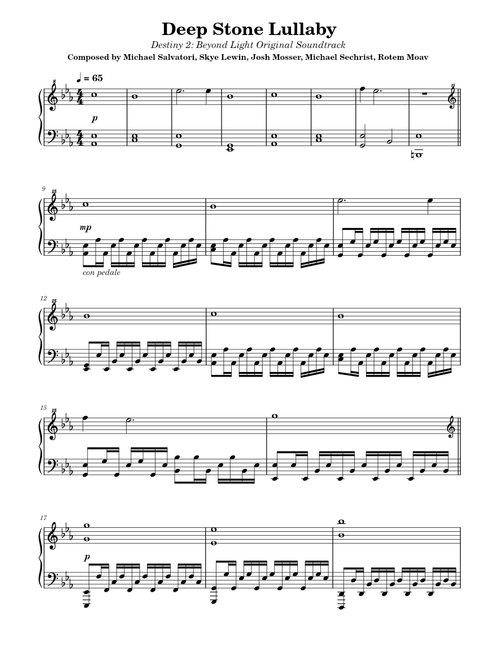Deep Stone Lullaby - Michael Salvatori