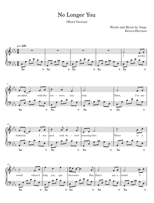 No Longer You - Jorge Rivera-Herrans