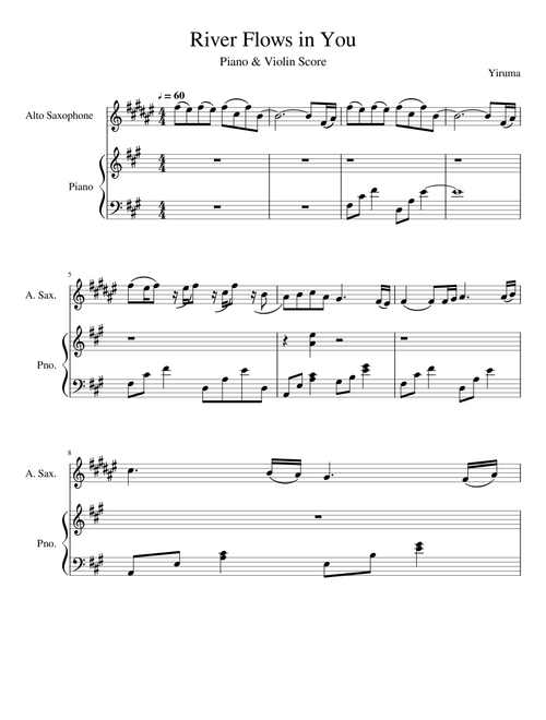 River Flows In You - Yiruma (for Quan, Tyler)