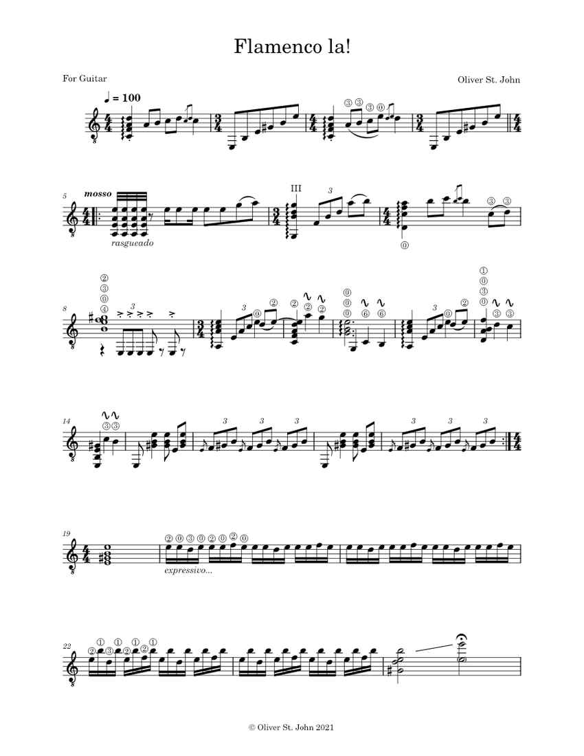 Easy flamenco guitar outlet