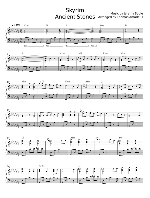 Ancient stones - Jeremy Soule