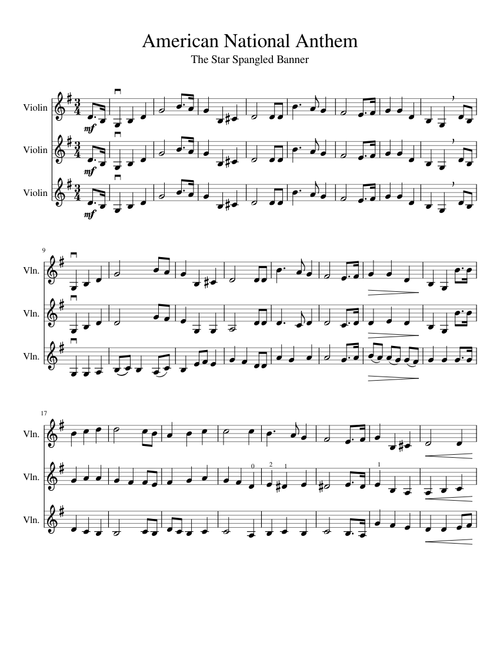 USA National Anthem