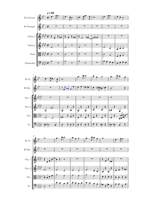 (re)harmony homework (string quartet, clarinet, trumpet)