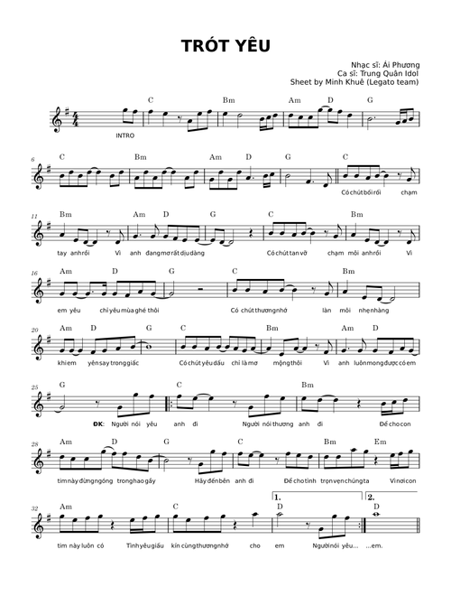 Trót yêu – Trung Quân