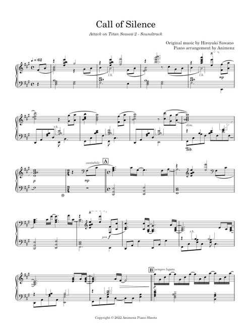 Call of Silence (Ymir's Theme) - Attack on Titan Music by Hiroyuki Sawano Arrangement by Animenz