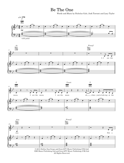 Be the one - Dua Lipa (Piano-Voice-Guitar)