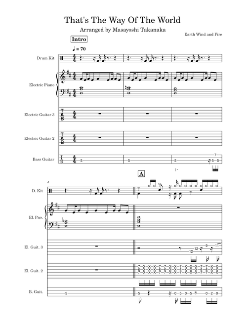 WIP - That's The Way Of The World by Masayoshi Takanaka