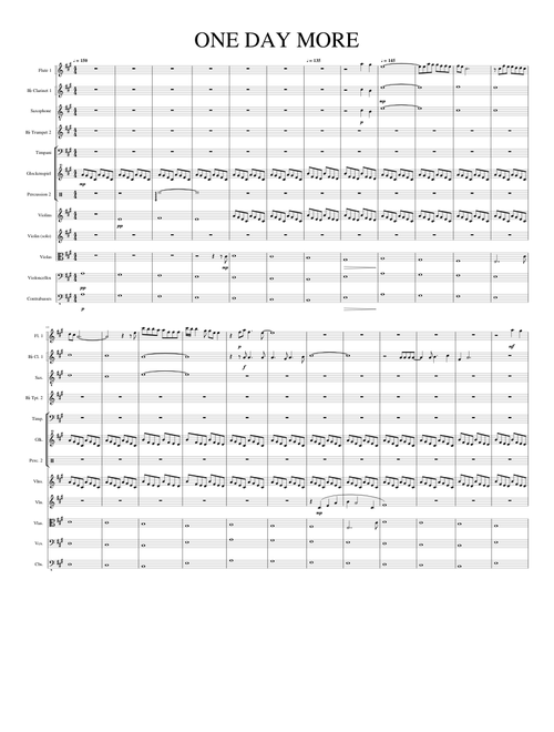 One Day More - Les Miserables (WIP)