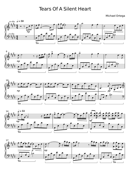 Tears Of A Silent Heart - Michael Ortega