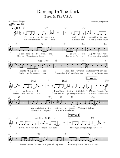 Dancing in the dark – Bruce Springsteen Dancing In The Dark – Bruce Springsteen
