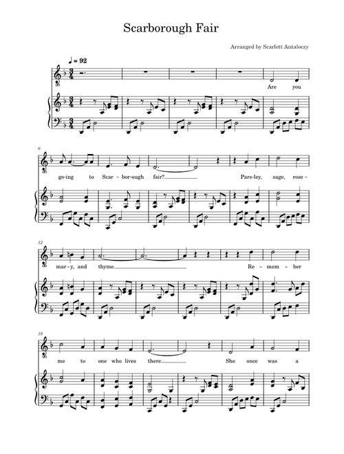 Scarborough Fair  1