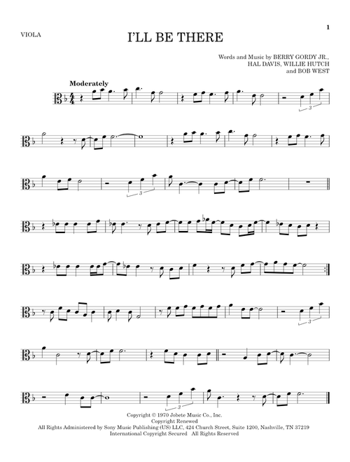 I'll Be There - The Jackson 5 (Viola Solo)