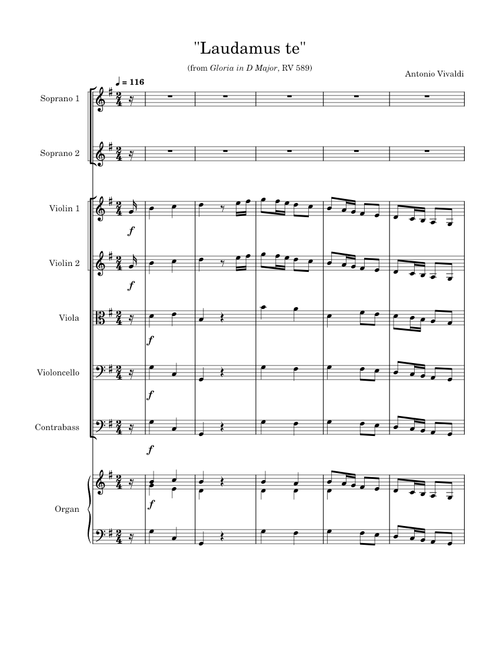 "Laudamus te" (from Gloria in D Major, RV 589)