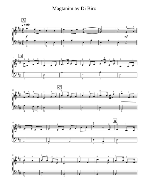 Magtanim Ay Di Biro – Misc Traditional