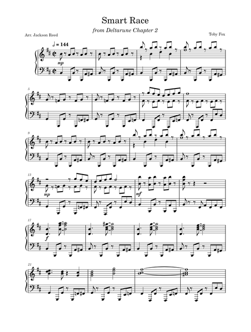 Smart Race – Deltarune Chapter 2