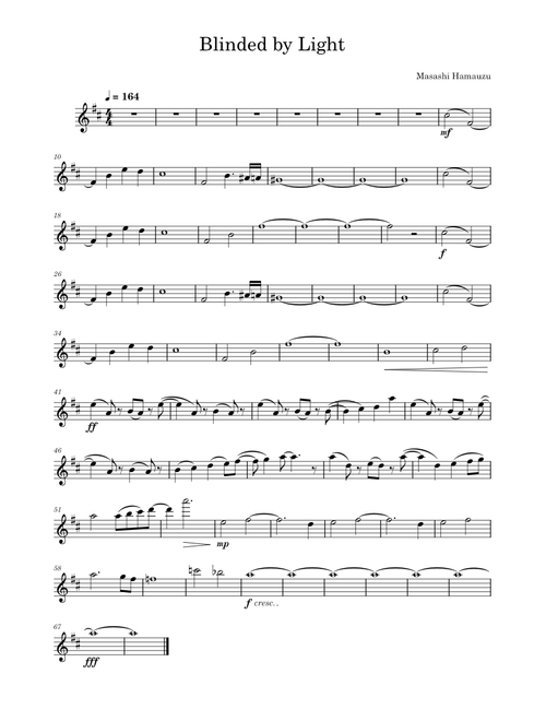 Blinded by Light – Masashi Hamauzu