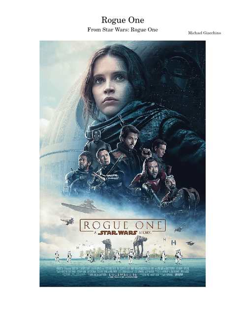 Rogue One From Star Wars: Rogue One – Michael Giacchino