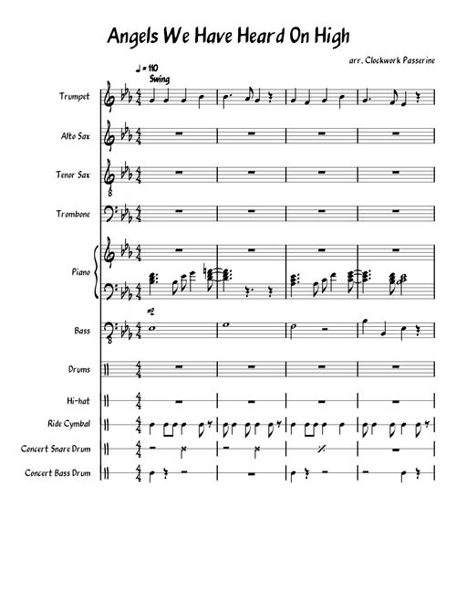 Angels We Have Heard On High (Jazz Arrangement)