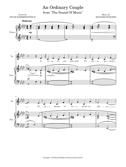 The Sound Of Music sheet music by Trevor Coard | Play, print, and