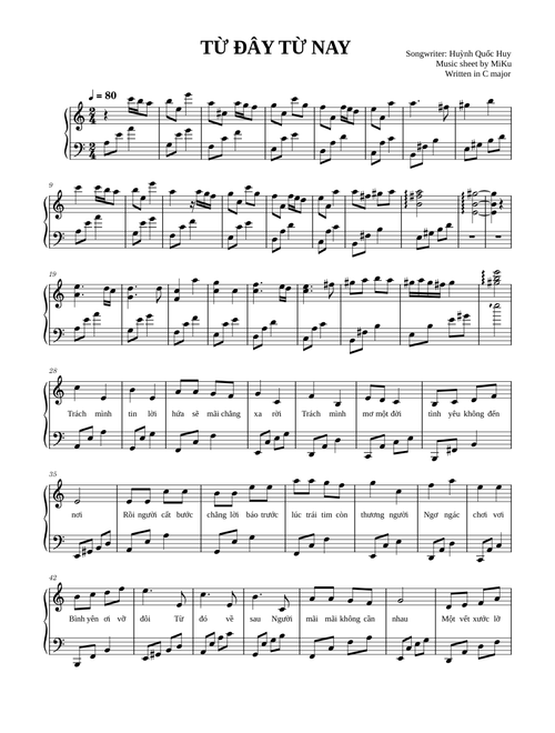 Từ đây từ nay (Huỳnh Quốc Huy) - Tăng Phúc