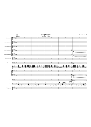 Asayake – Casiopea (Mint Jams) Sheet Music and Tab with Chords for