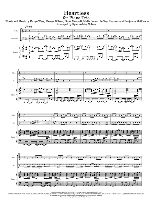Heartless (Arr. Ryan Ashley Nobles) - Kris Allen (String Ensemble)