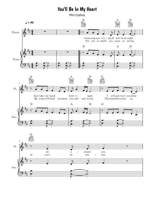 You'll Be In My Heart - Phil Collins