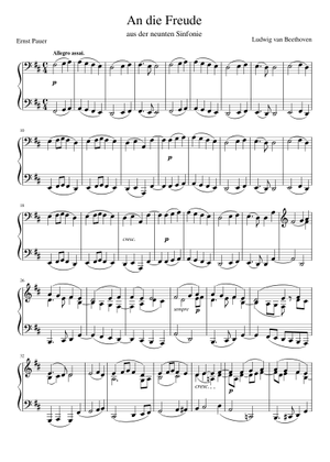 Beethoven – Symphony No. 9 – Op. 125 Sheet Music for Soprano, Alto