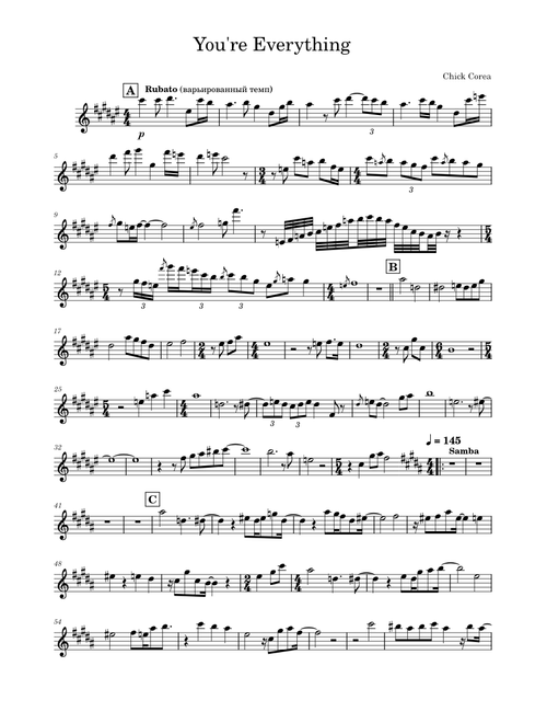 You're Everything – Chick Corea