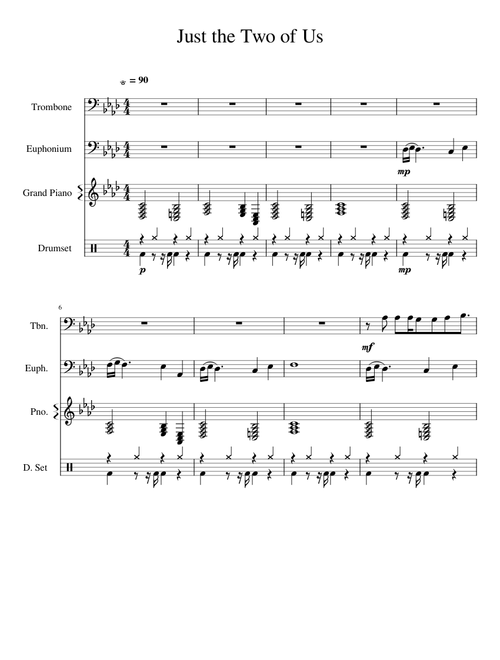 Just the Two of Us - Trombone and Euphonium Duet