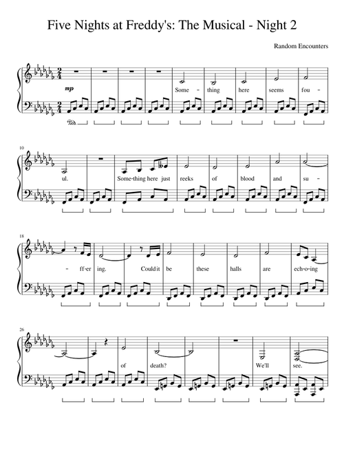 FNaF: The Musical - Night 2