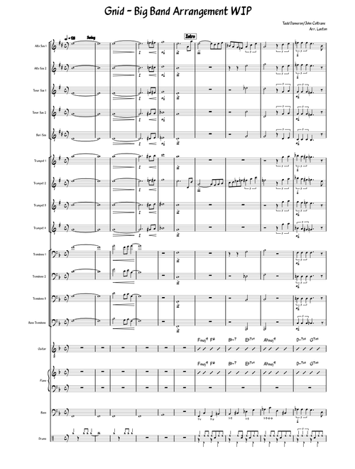 sonnystitt251 | Free sheet music | Download PDF or print on