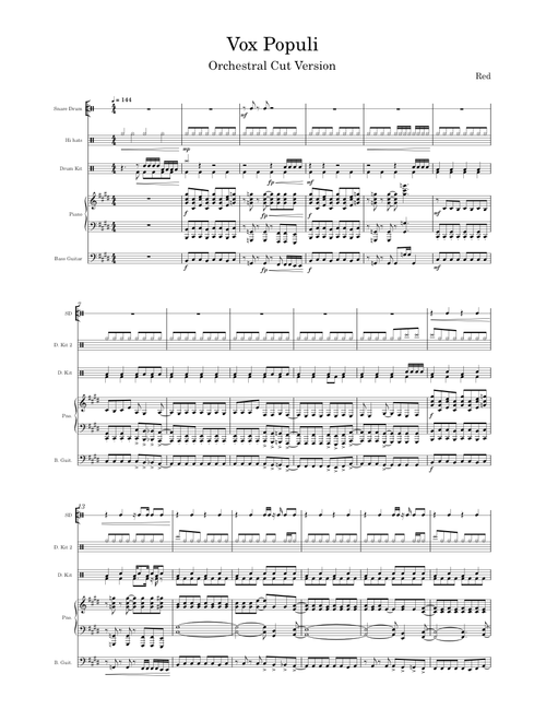 Vox Populi (Cut Down Instrumental) – aqualowtimes