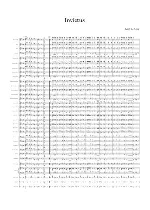 Invictus - K. L. King Sheet Music for Trombone, Tuba, Flute, Oboe ...