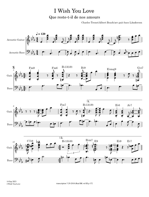 I Wish You Love – Charles Trenet