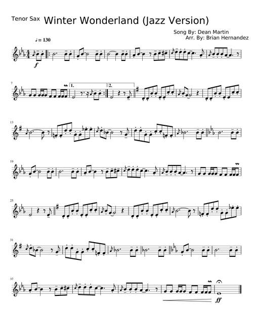 Winter Wonderland (Jazz Version)