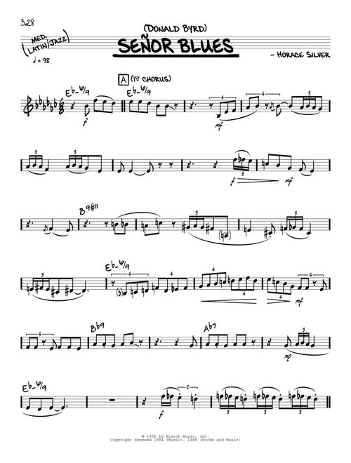 Señor Blues - Horace Silver (Real Book - Melody-Chords)