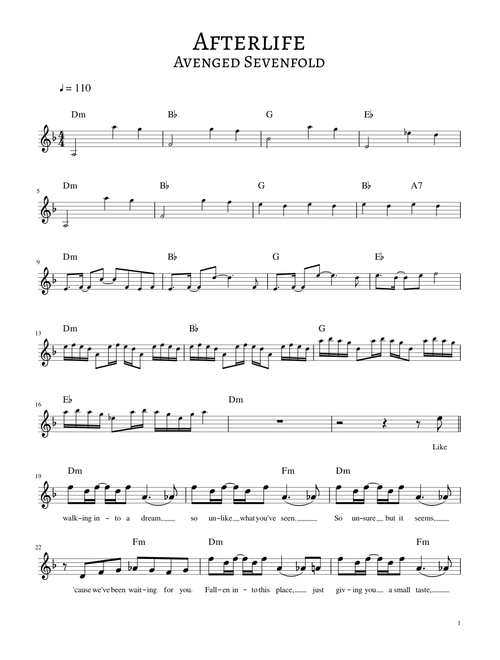 Afterlife – Avenged Sevenfold
